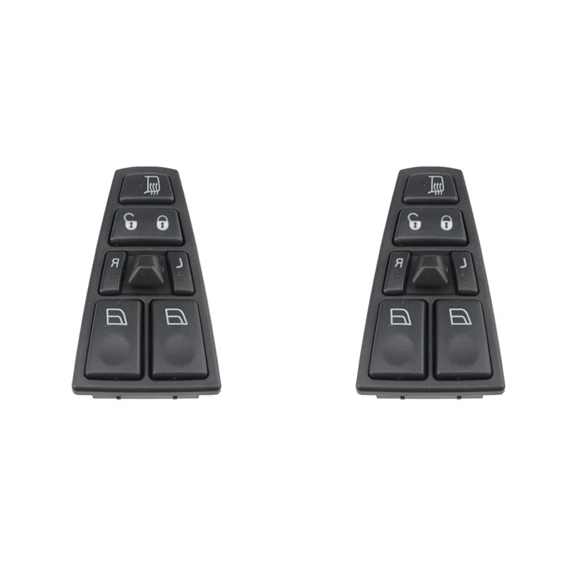 2X 21543897 Power Window Control Switch For VOLVO FH12 FM12 FM9 FH FM VNL Window Glass Lifter Switch 20752918 20452017