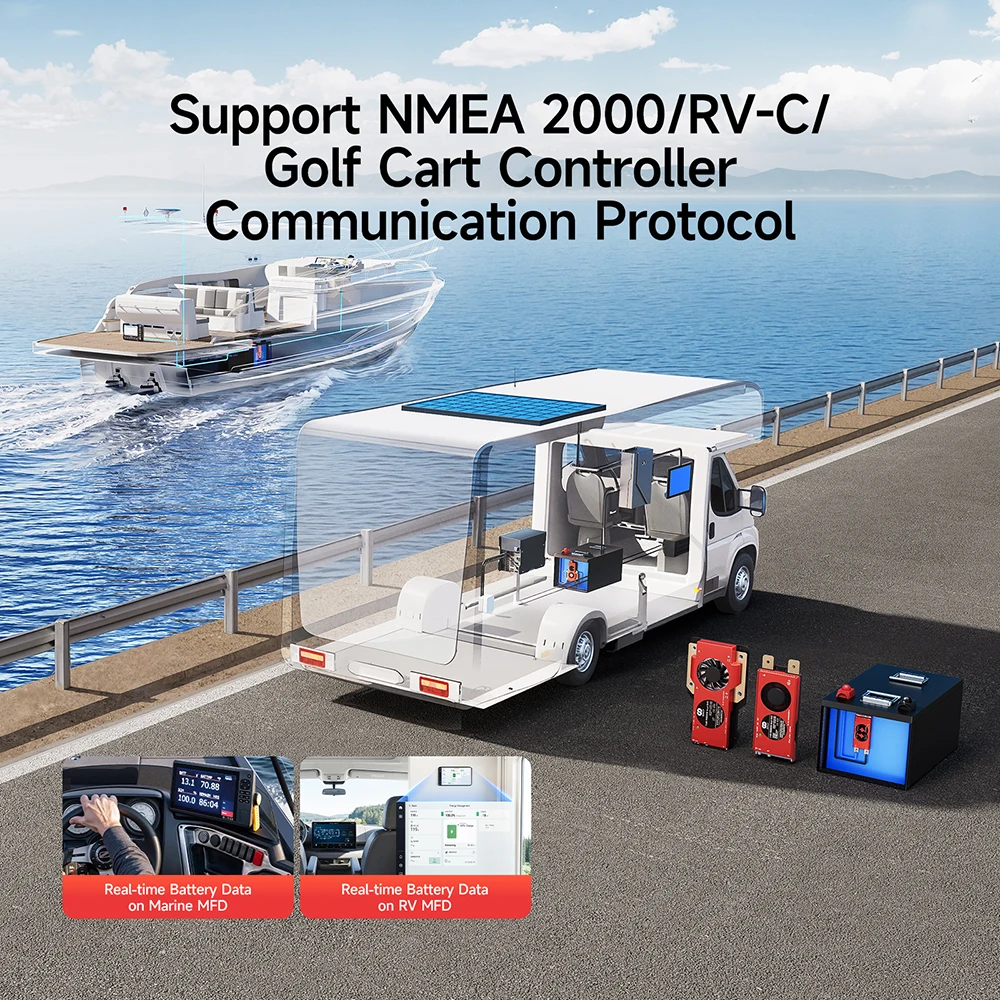 Daly Smart BMS 4S 8S 24V Lifepo4 100A BMS com Bluetooth Integrado Bateria de Lifepo4 BMS 4S 12V com Aplicativo Bluetooth