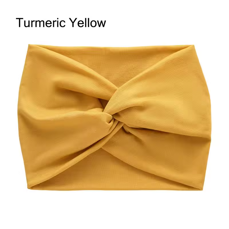 Hair Accessories Twisted Extra Large Thick Wide Headbands Turban Workout Headband Head Wraps for Women - Image 13