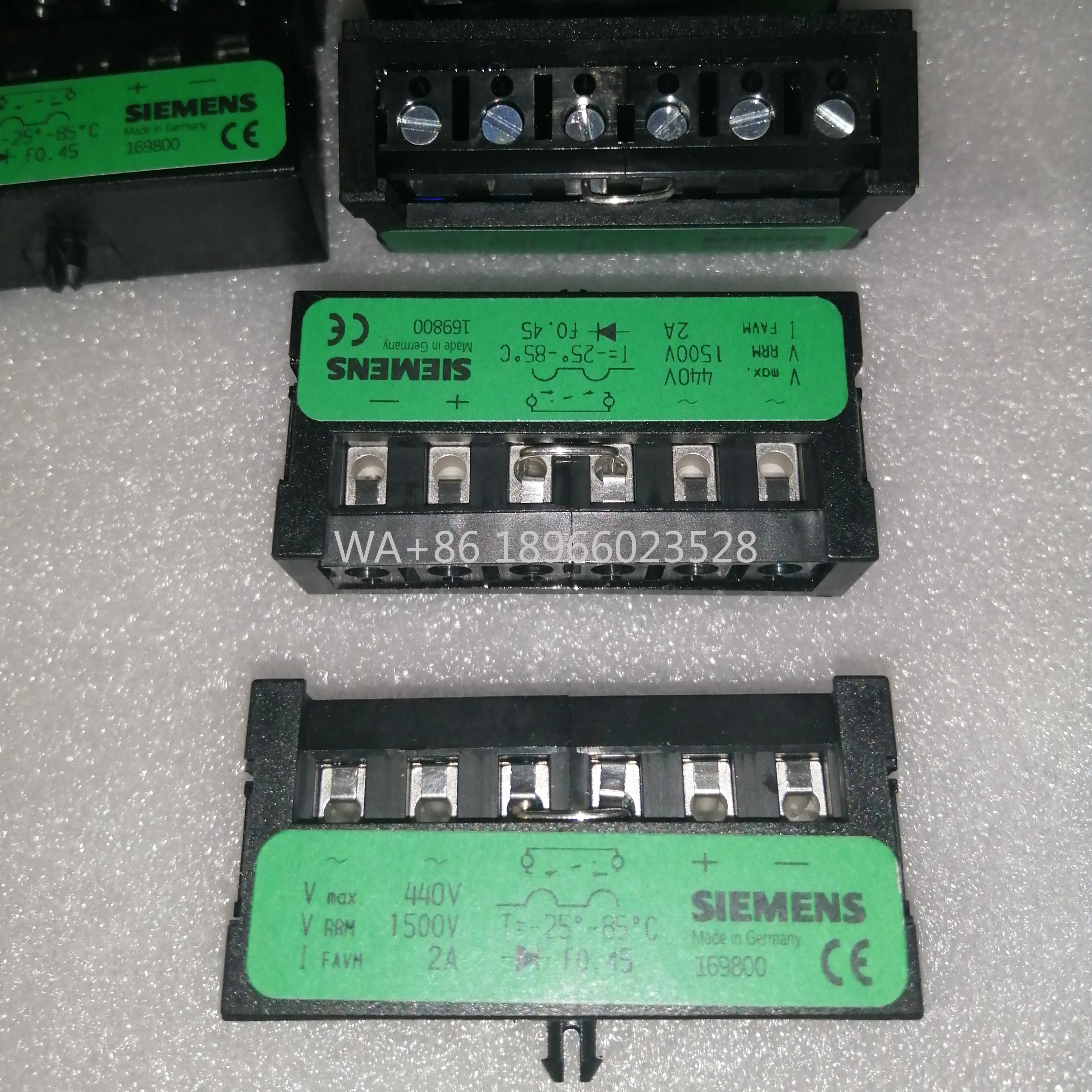 

Модуль полуволнового тормозного выпрямителя 169800, дискретные полупроводниковые модули