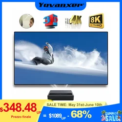 2026 HOT ALR PET Crystal Fixed Frame Projection Screen CLR UST Ambient Light Reject for Ultra Short Throw Projector 130 Inch Max