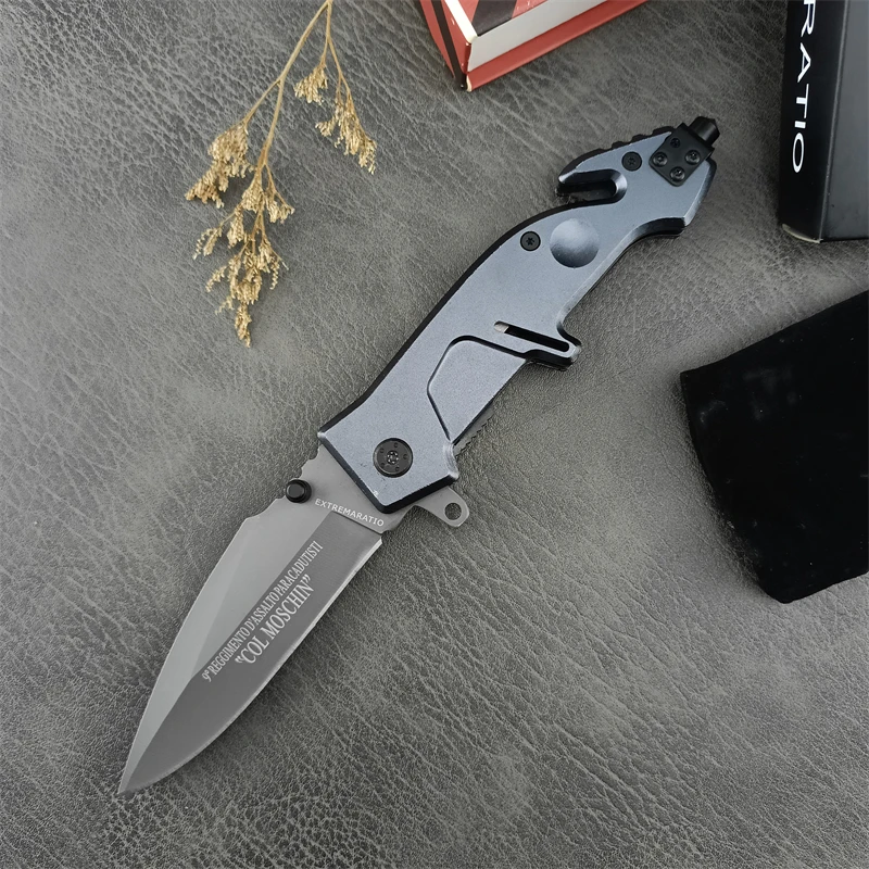 MF2 self-protection outdoor knife, aluminum alloy handle portable multifunctional portable tool knife hunting knife