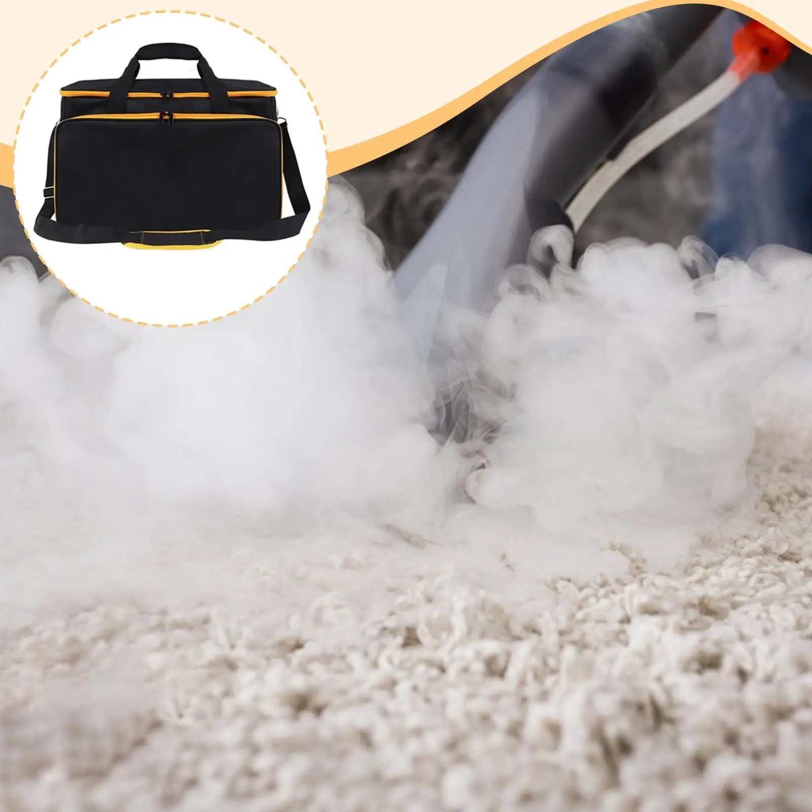 Steam Cleaning Machine Carry Bag Protective Cover Accessory with Detachable