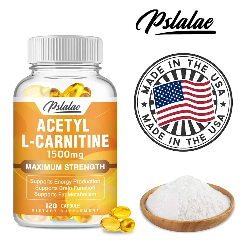 Acetyl-L-Carnitine Capsules - Supports Natural Energy Production, Sports Nutrition, Supports Memory and Concentration