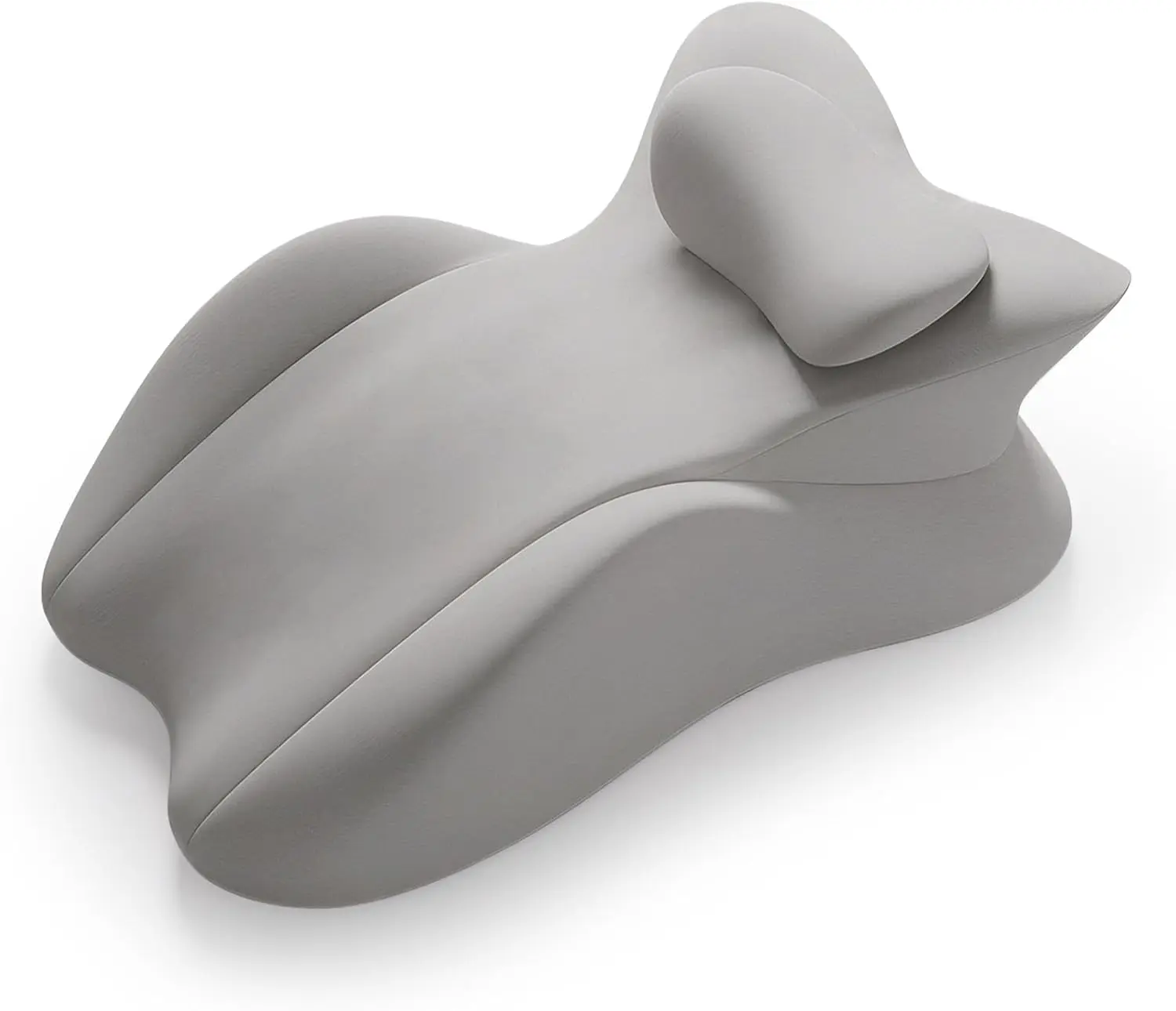 

Многофункциональная подушка-клин из пены с эффектом памяти для сна, сидения и чтения - со съемным чехлом (серая)