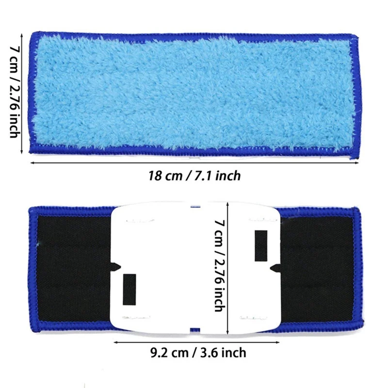 Estable-12 almohadillas de repuesto para fregar accesorios para Irobot Braava Jet 240 241 245 (4 almohadillas húmedas, 4 almohadillas secas, 4 almohadillas húmedas)