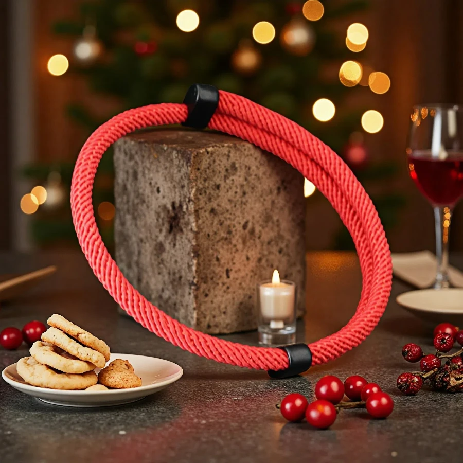 Weihnachten Schnur Kette Armband Männer Frauen A Grade 4mm Schnur Einstellbar Handgemachte Geflochtene Armband Beste Freundin Schmuck Paar Joias
