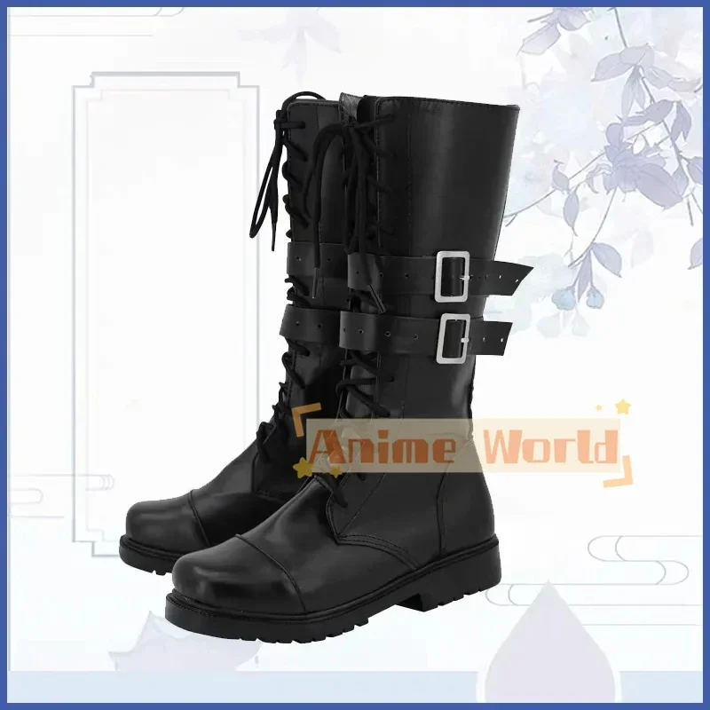 รองเท้าบู๊ทคอสเพลย์สำหรับสุภาพสตรี ทำตามสั่ง อุปกรณ์ประกอบฉากงานปาร์ตี้ฮาโลวีนและงานคาร์นิวัล
