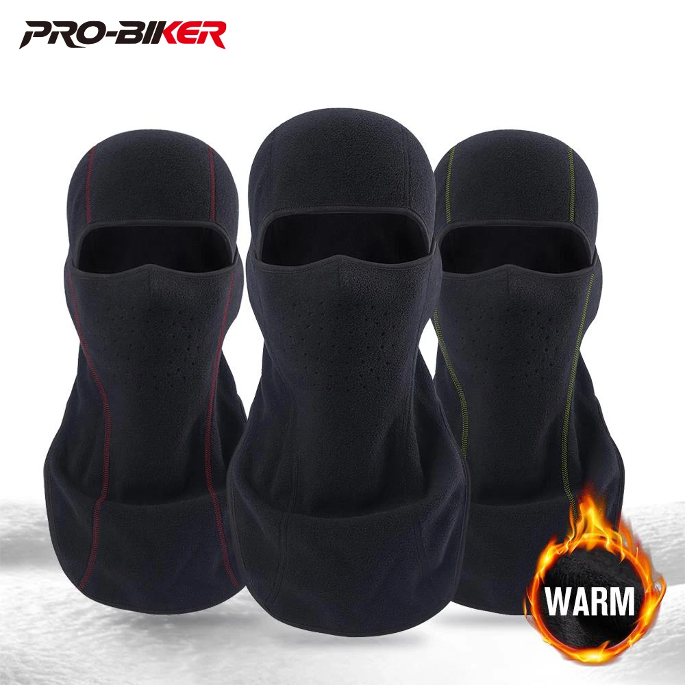 Motorcycle Face Mask Shawl Autumn Winter Thermal Fleece Face Shield Mask Moto Balaclava Windproof Cycling Ski Scarf