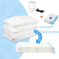 Vacuum compression bag electric pump suction pump Mini Vacuum Sealer Machine Space Saver for Clothes Food Organizer