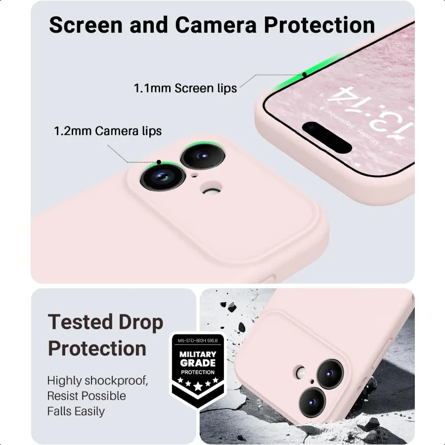 Magnetic for iPhone 17 CaseCompatible with Magsafe Classic Liquid Silicone Mobile Phone Case Integrated Camera Control Button A