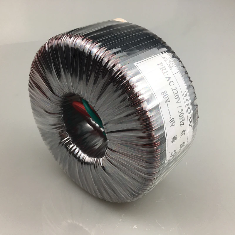 300W 스테퍼 모터 토로이달 변압기 AC220V ~ AC50V/60V/70V/80V 전원 공급 장치
