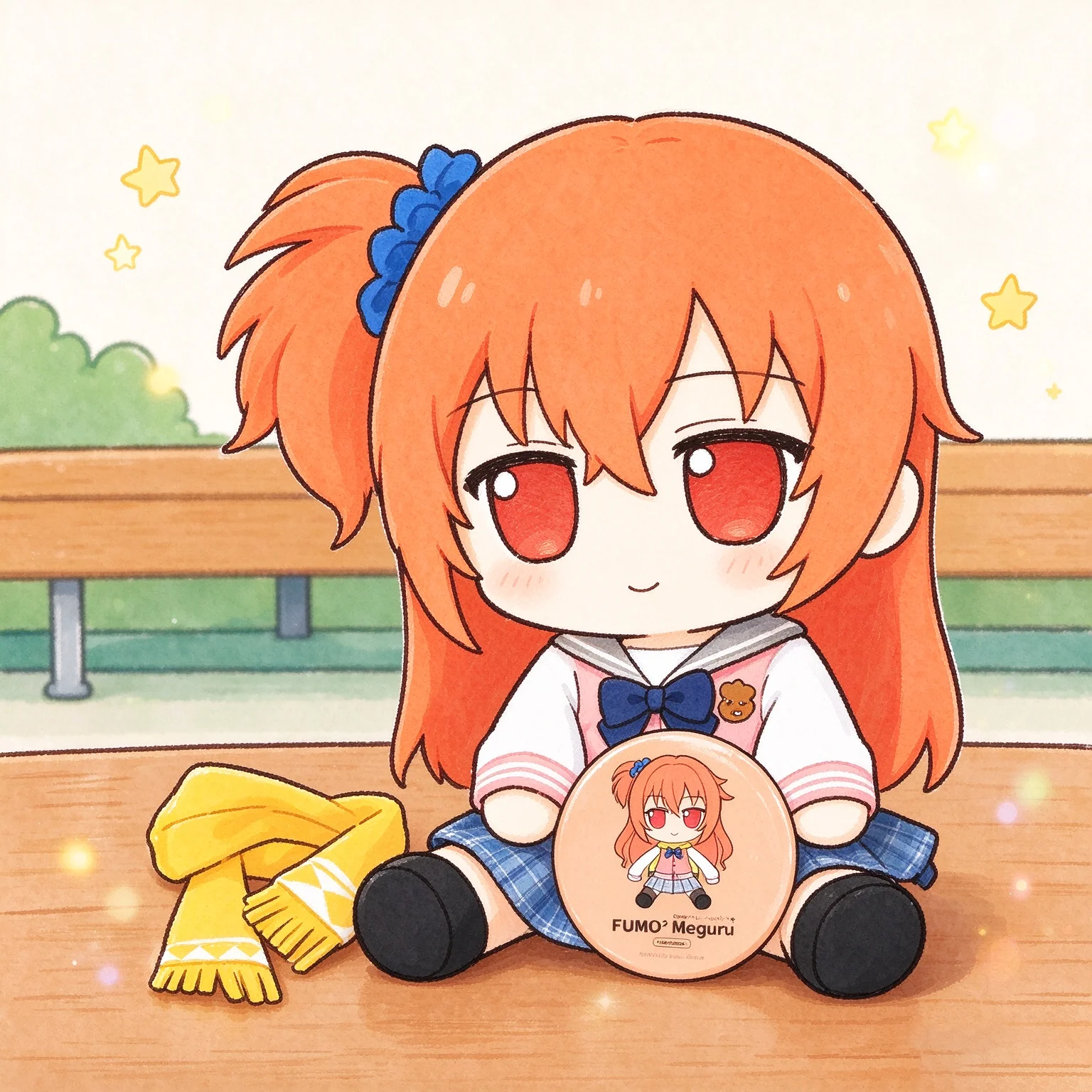 Anime 20cm SABBAT OF THE WITCH Inaba Meguru Fumo Cotto Doll Plush Plushie Cartoon Sitting Posture Figure Toys Mascot Gift