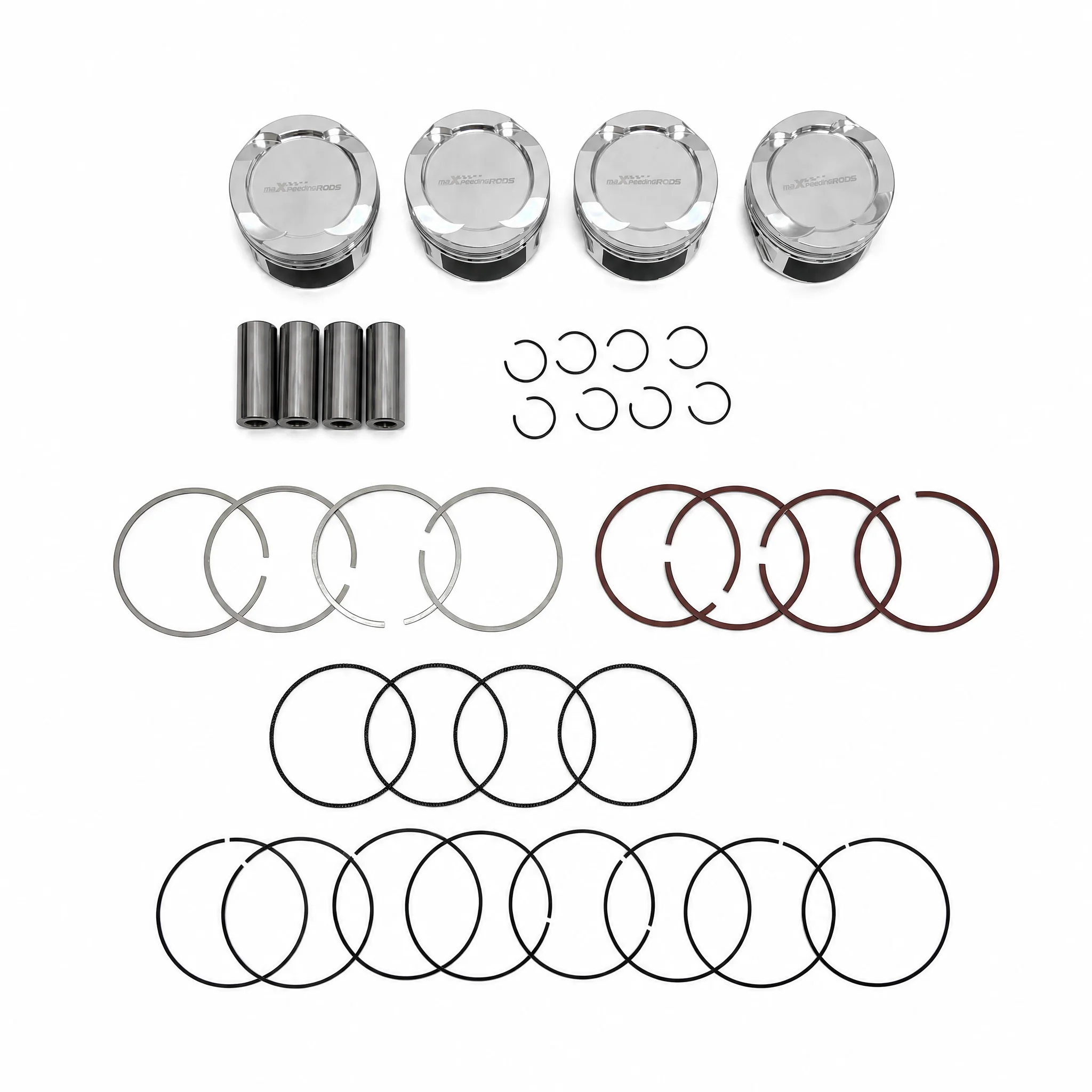 Maxpeedingrods B48 Forged Piston Kits High Performance Piston for BM W 1/2/3 Series  X1 X3 MINI Cooper S John Cooper Works OEM
