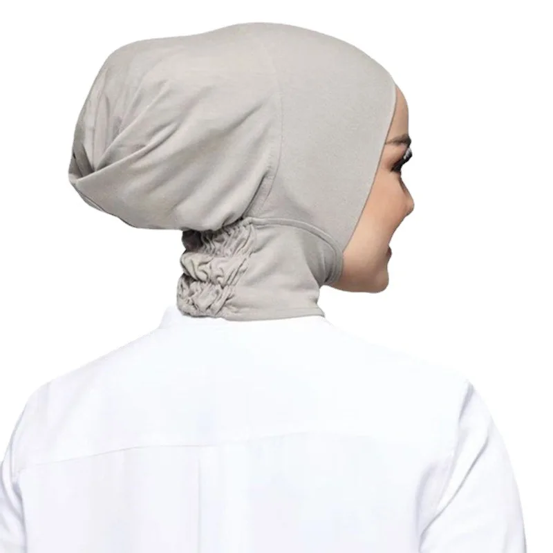 Muslim Inner Cap Hijab For Woman Solid Underscarf Hijab Undercap Scarf Turban Hat Islamic Muslim Hijabs Ready To Wear Headcover