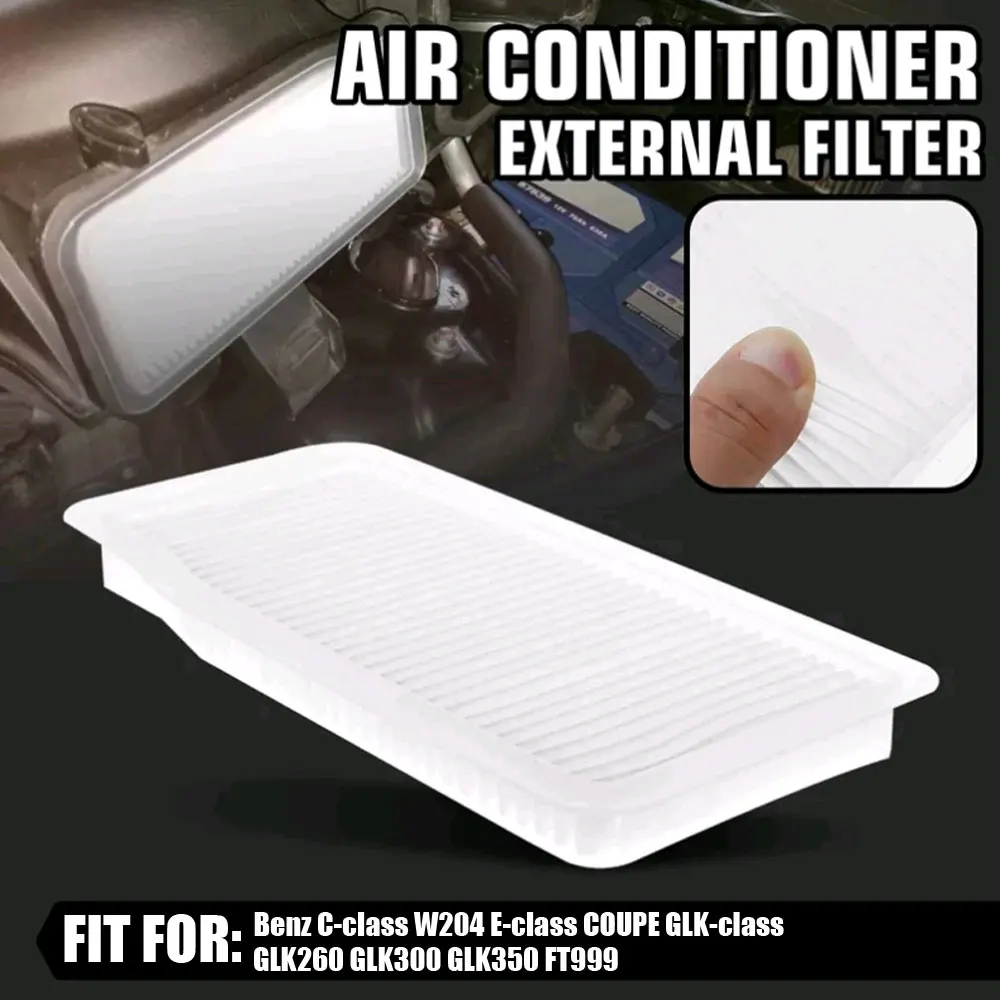 1pc For Benz C-class W204 E-class COUPE GLK-class GLK260 GLK300 GLK350 FT999 Air Conditioner External Filter Car Filter Element