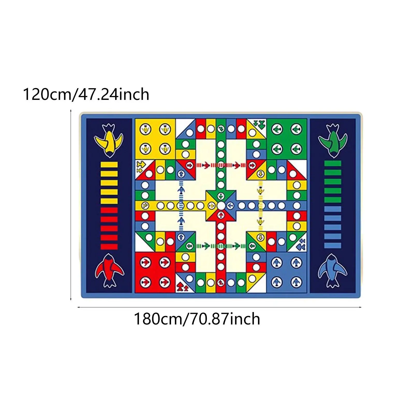 Dywan do Gry w Latające Szachy, Mata do Szachów do Raczkowania z Figurami Szachowymi, Podróżny Dywan do Gry w Latające Warcaby
