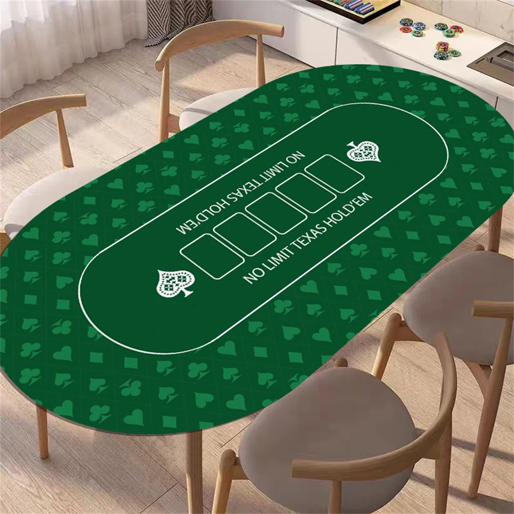 المطاط بوكر حصيرة تكساس هولدم 'em بوكر الجدول حصيرة مفرش المائدة متعددة المضادة للانزلاق المطاط الجدول العلوي تخطيط لجدول الألعاب حصيرة #1
