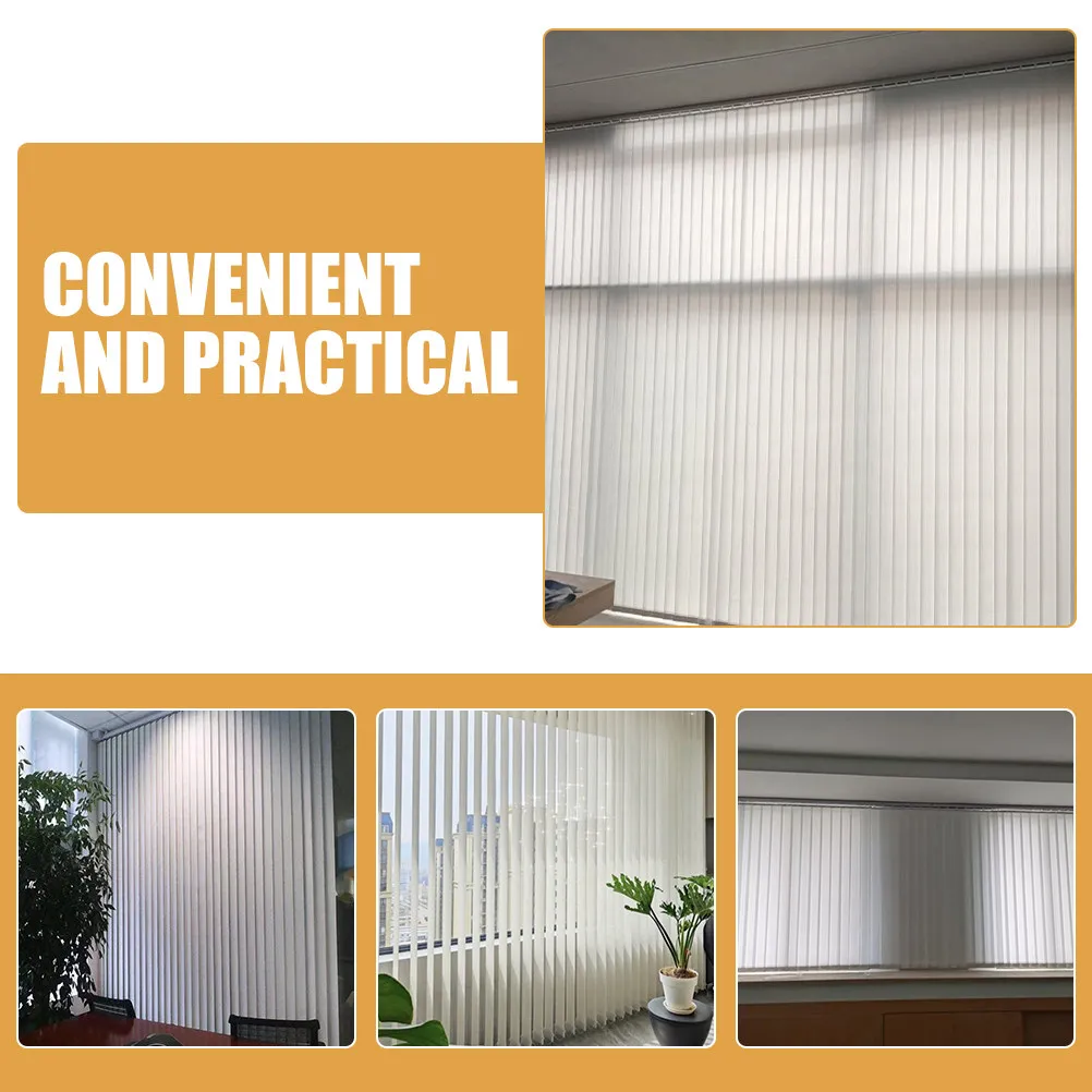 2Pcs Vertical Blind Replacement Slats Premium PVC Material Rust Free Fade Proof Window Blinds Parts for Broken Blinds Repair