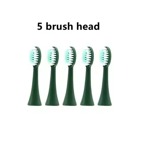 5pcs Soft Brush Heads Original Replacement for Children's Smart Sonic Electric Toothbrush Accessories