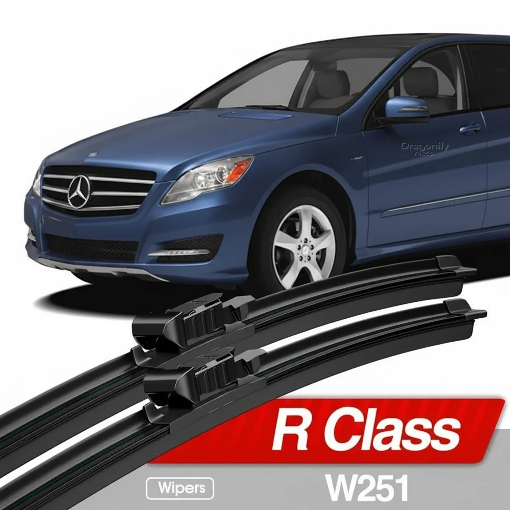 

Для Mercedes-Benz R-класса W251 2006-2013: Комплект из 2 передних дворников (щеток) для лобового стекла, аксессуары для окон, 2007, 2008, 2009, 2011, 2012