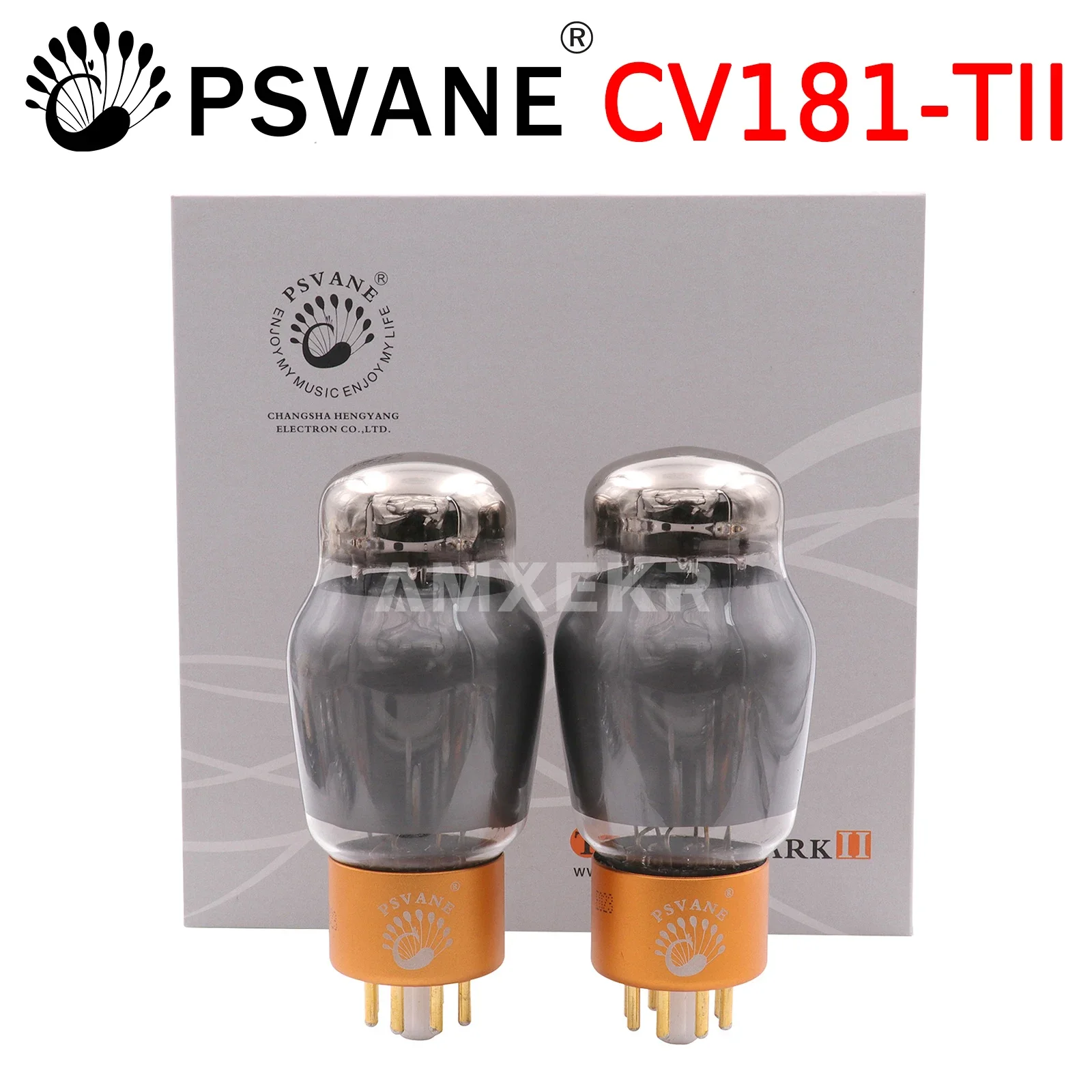 

PSVANE Tube CV181-TII Classic Edition Replace 6N8P 6SN7GT Factory Matching Pair for Vacuum Tube Amplifier HIFI Amplifier Audio