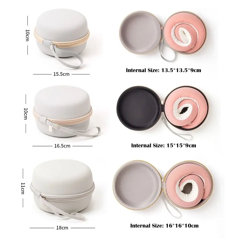 U Type Neck Pillow Case Storage Bag Memory Foam Pillow Box Cervical Vertebra Pillow Cover Travel Porable Camping EVA Carry Pouch