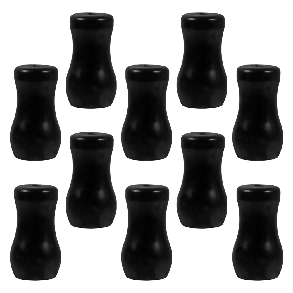 10 pezzi persiane cavo cieco manopole nappe manopole tirare decorazione appesa sostituzione goccia casa tira estremità plastica nera