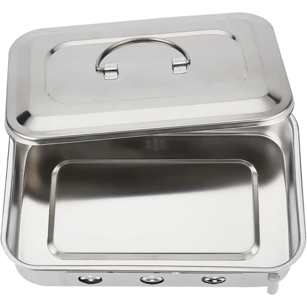 

Stainless Steel Instrument Tray Organizer 6.3x9.4x2.1 Inch Instruments Solid Box with Lid Rectangle Sterilization Box making kit