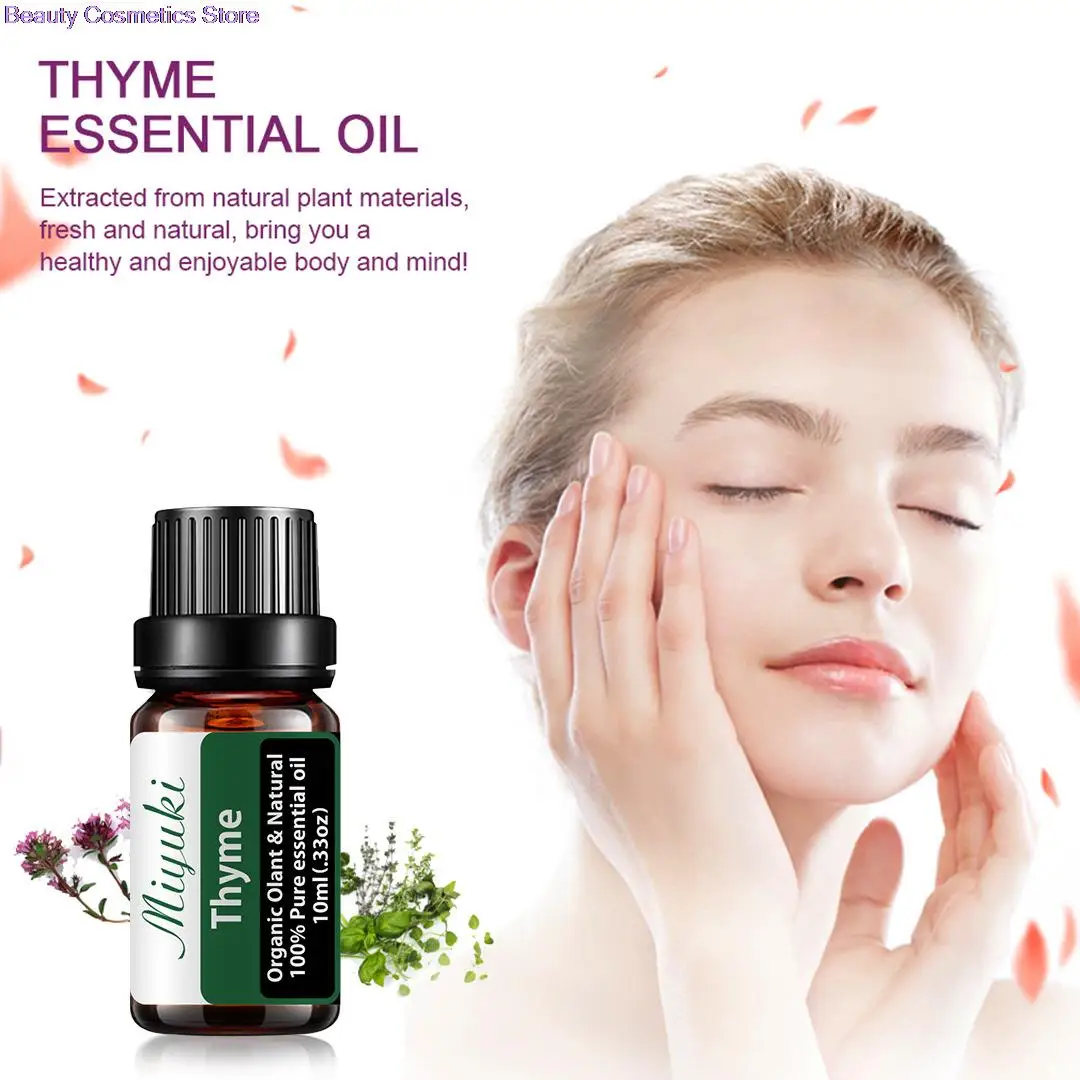 3Pcs*10ml Professional Thyme Pure Essential Oil Improves Resistance And Calms Down