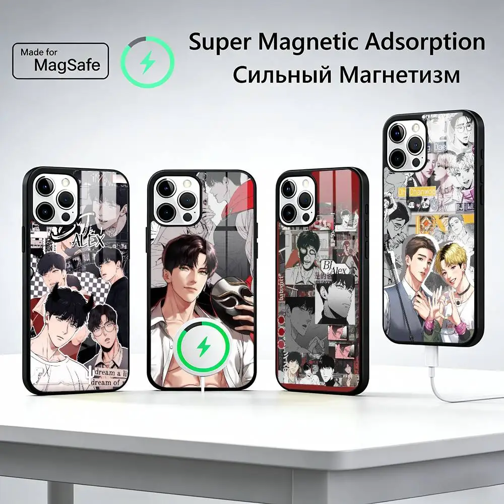 

Hot C-Comics B-Bj A-Alexs Phone Case For iPhone17,16,15,14,13,12,11 Plus,Pro Max, New Magnetic Wireless Charging