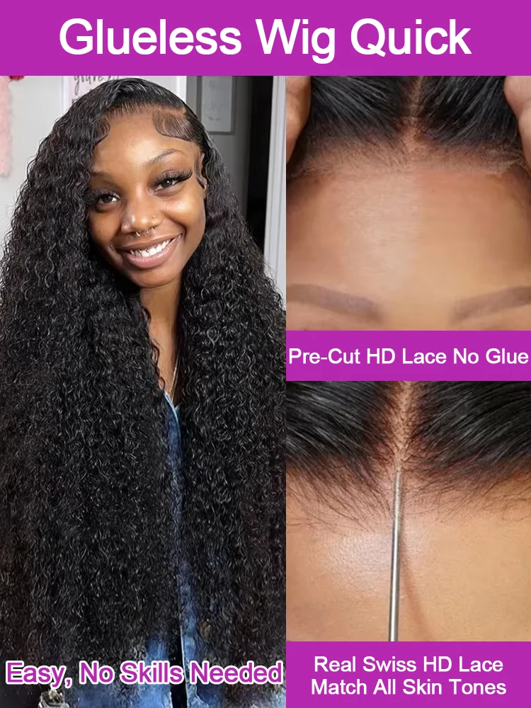 40 46 بوصة مجعد الباروكات الشعر البشري 13x6 HD موجة عميقة الدانتيل الباروكات الأمامية 300% الكثافة 7x5 خصلات الشعر المستعار الإنسان غلويليس لملابس نسائية الذهاب