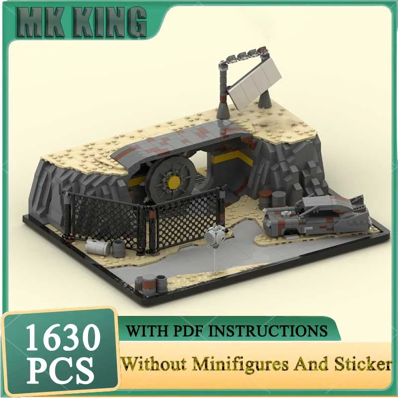 

City Street View Moc Building Bricks Fallout Nuclear Shelter Model Technology Modular Block Toy DIY Assembly Construstion Gifts