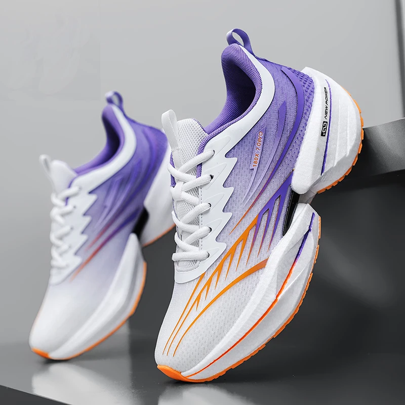 

Sports Shoes Men Autumn New Mesh Breathe Outdoor Cushioning Lightweight Rebound Anti Slip Marathon Running Shoes for Men