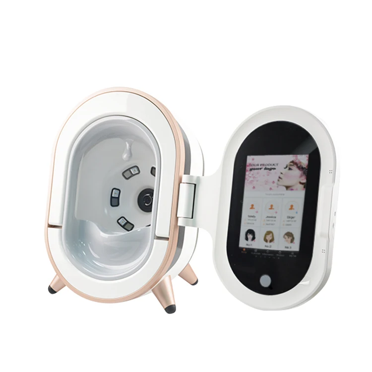 プロフェッショナルミラー 3D Visia スキンアナライザーマシン UV カメラスキャナ顔分析顔診断装置ポータブル分析