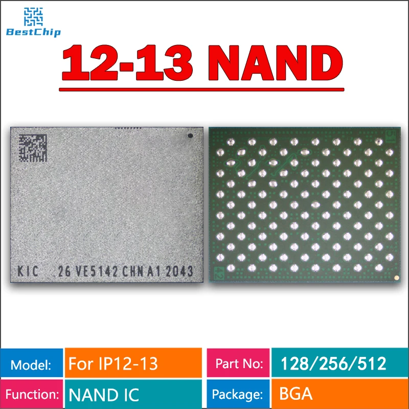 64GB 128GB 256GB 512GB 1TB HDD Nand Flash memory IC chip For iPhone 12 13 Series 12Pro/Max/Mini 64G 128G 256G 512G