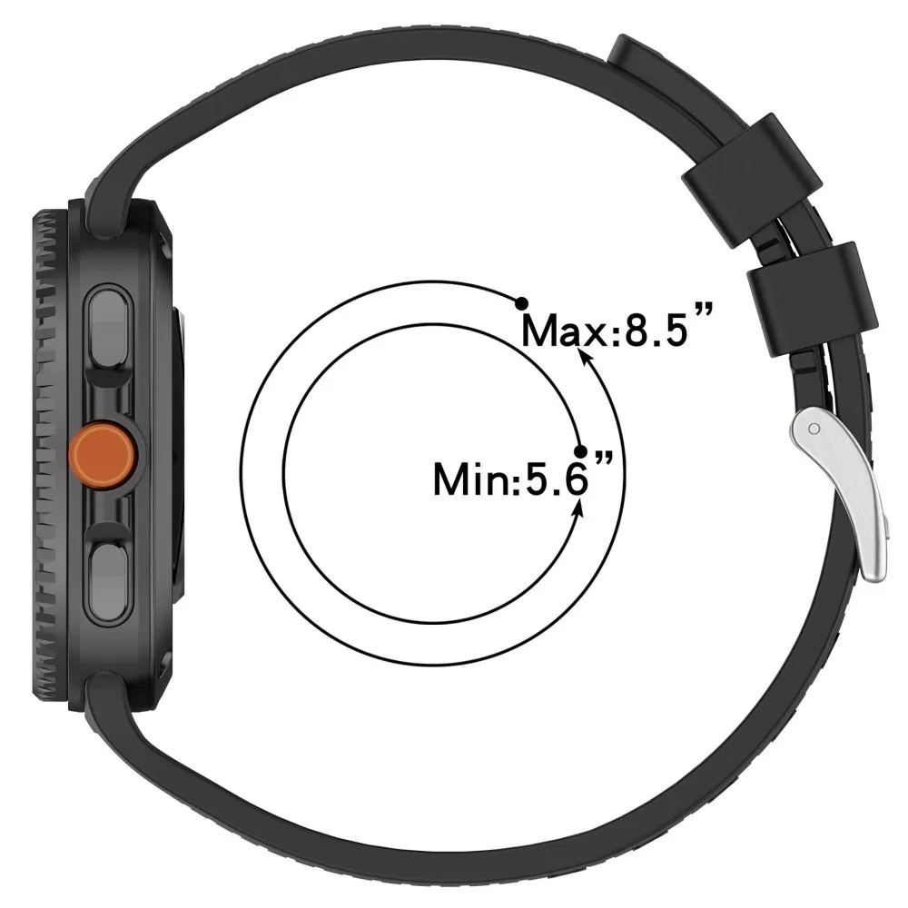 Sports Silicone Strap For Samsung Galaxy Watch 8 Soft Bracelet For Galaxy 8 Classic /8 40 44mm Watchband  Accessories