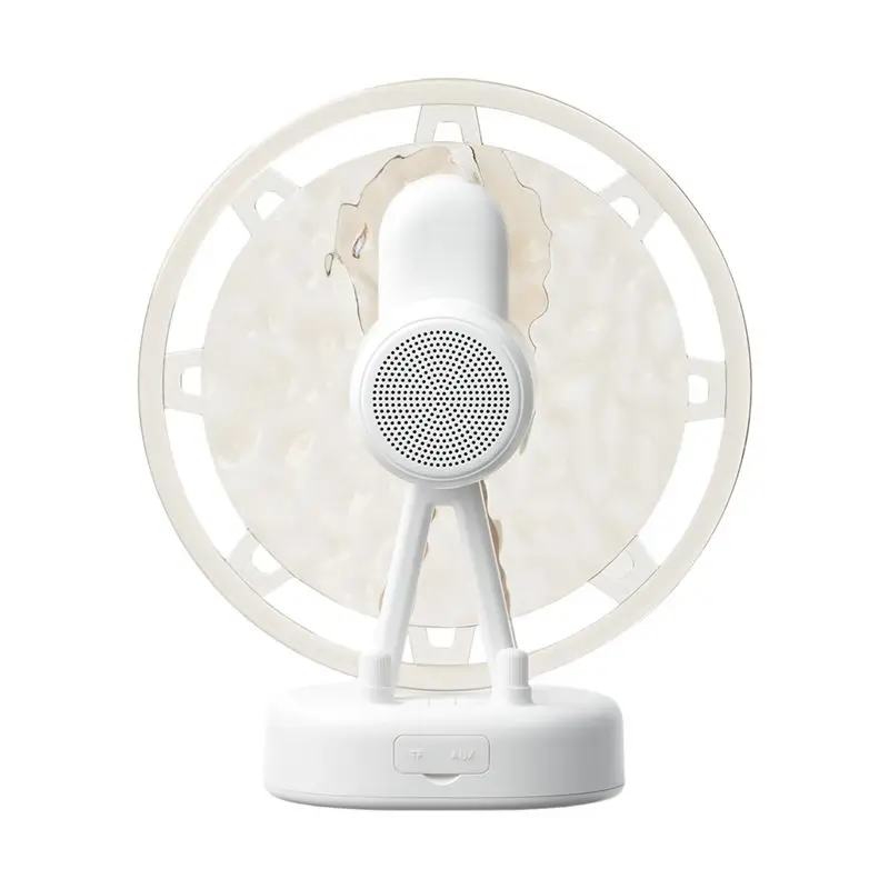 A84X-Ferris Wheel Wave Lamp Speaker With White Noise Music,360° Surround Sound Hi-Fi Bluetooth Speaker