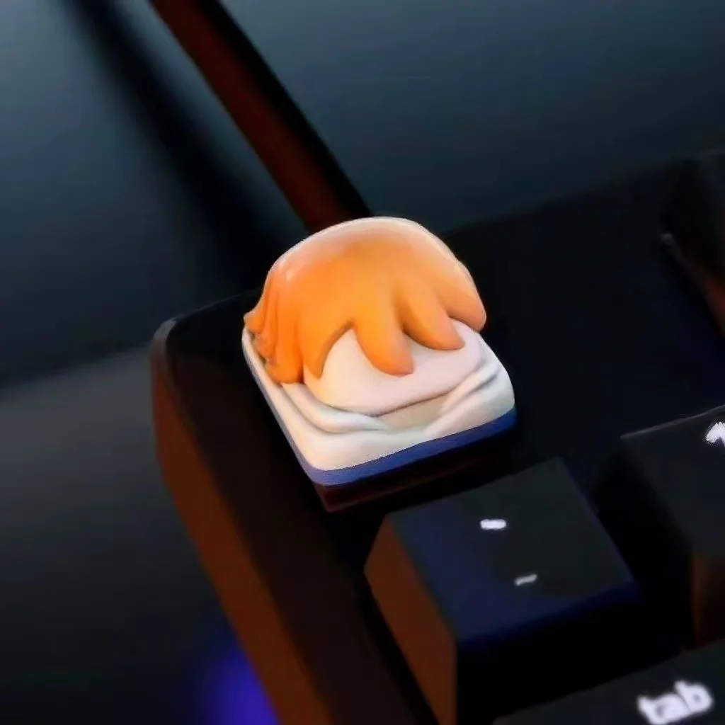 การ์ตูนอะนิเมะวันพีชรูป DIY นามิ ช็อปเปอร์ อุซปป์ปุ่มกดคีย์บอร์ด ESC ฐานปุ่มกดของขวัญ