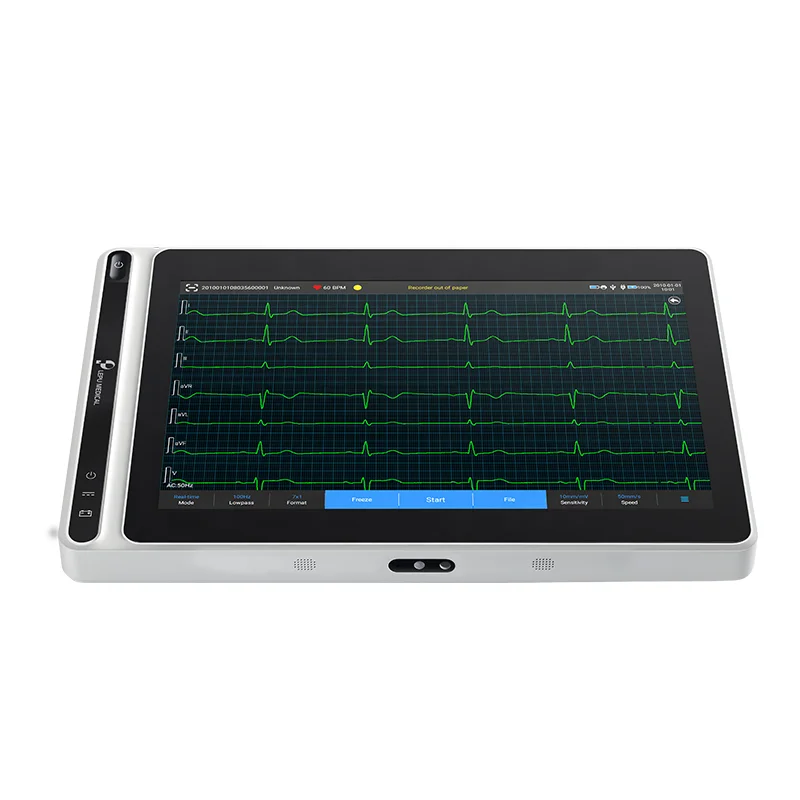 

Pet Electrocardiogram Wireless Price EKG Monitor Leads 18 12 Channel Portable Animal Veterinary Vet ECG Machine With Trolley