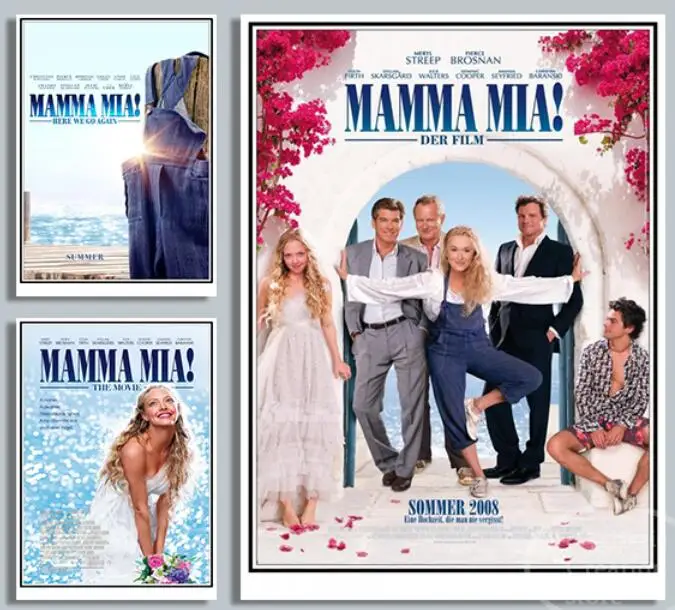 

Mamma Mia!!! Classic TV Show Print Art Canvas Poster, Living Room Decor, Home Wall Picture