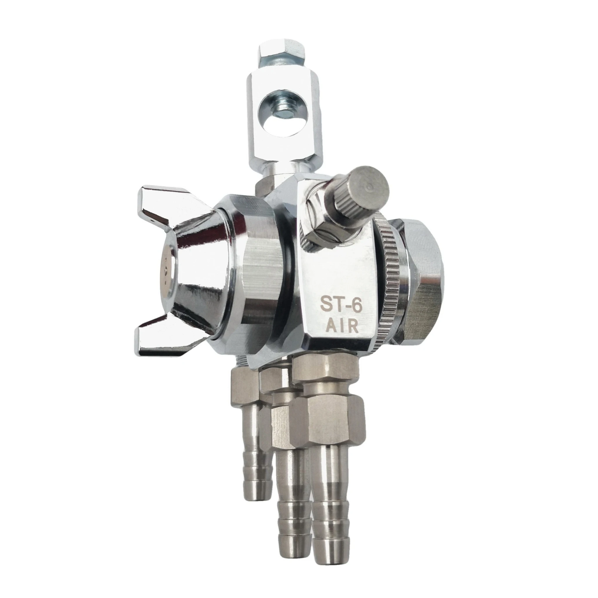 Small automatic spray gun assembly line water spray ST-5 or ST-6, nozzle diameters 0.5, 1.0, 1.3