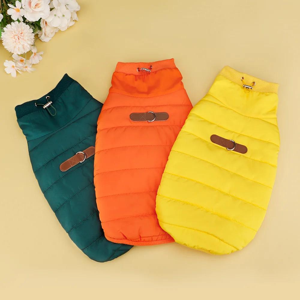 

Winter Warm Dog Clothes Chihuahua Pug Pet Clothing Soft Fur Padded Dog Vest Coat Clothes For Small Medium Dogs Cats S-2XL