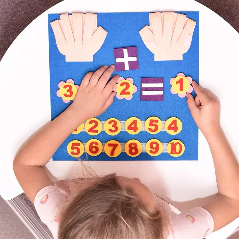 Tablero de pasta de matemáticas para niños, juguete montessoriano educativo, aprendizaje didáctico, número, pasatiempos educativos