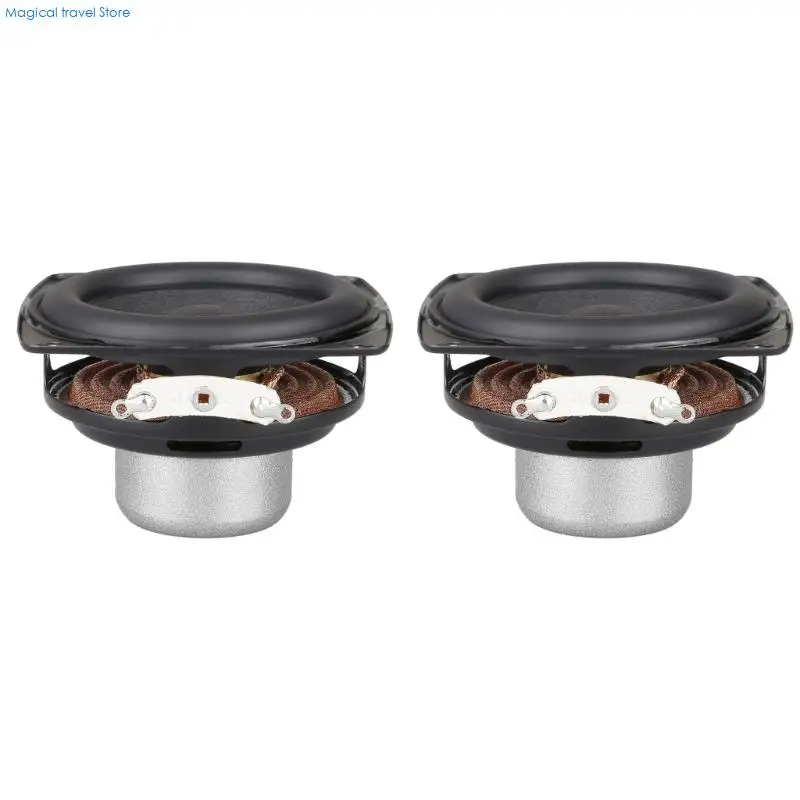 N2UB 15W 4Ohm Subwoofer 57mm Long Throw Design Enhances Bass Response Aluminum Coil
