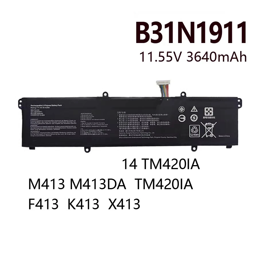 For asus adol14ea fearless x1502z m4100u v4050f/e battery c/b31n1911