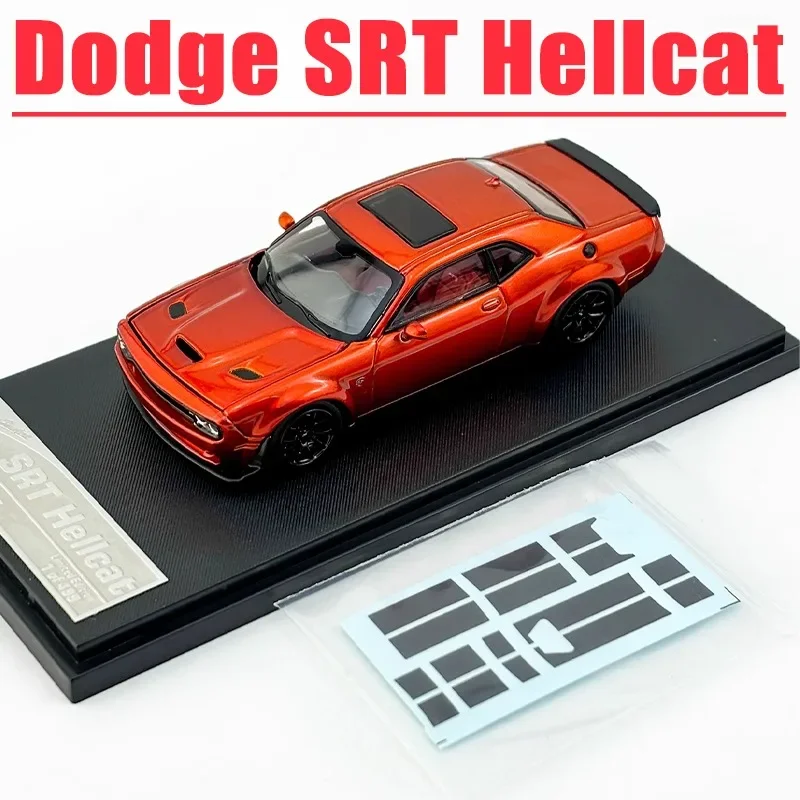 SH 1/64 Dodge SRT Hellcat aleación de juguete vehículo de Motor Diecast Metal modelo regalos