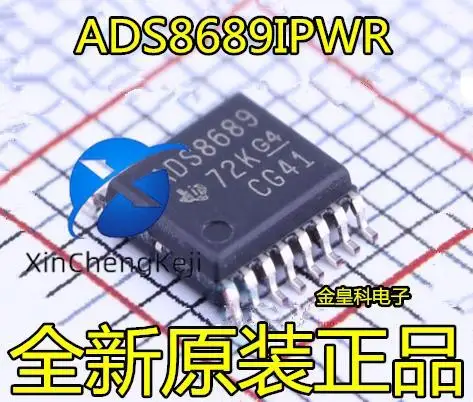 

2 шт. Оригинальный Новый ADS8689IPW ADS8689IPWR TSSOP-16 ADS8689 16 bit A/D конверсия