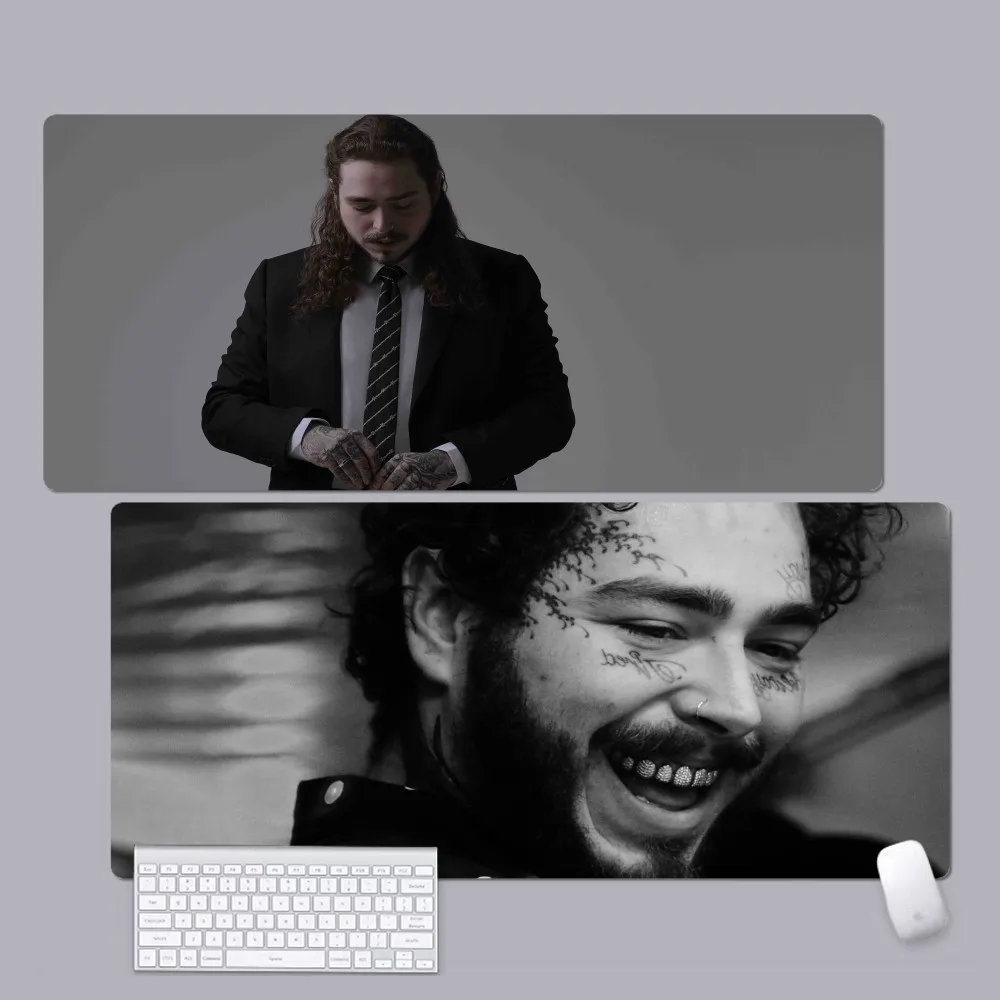 

Post Malone Singer Mousepad 80x30cm XL Lockedge PC Gaming Mouse Pad Gamer Desk Mats Keyboard Pad Mause Pad Muismat