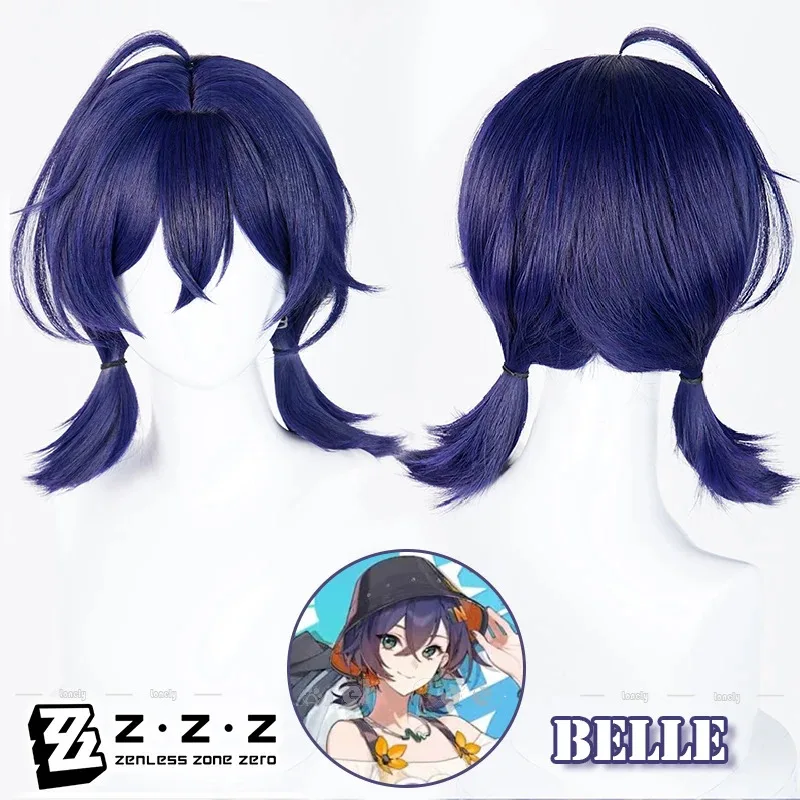 2025 22 Zenless Zone Zero Belle Cosplay disfraz peluca traje de baño traje de verano para mujeres niñas sombreros sombrero pendientes collar Accesorios
